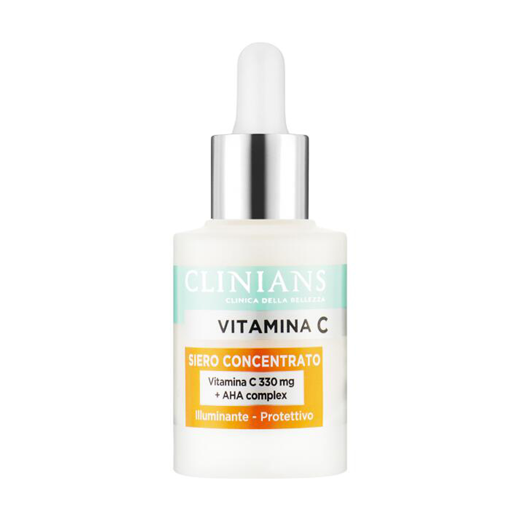 Освітлювальна захисна сироватка для обличчя Clinians Vitamina C Illuminating Concentrated Serum з вітаміном С та фруктовими кислотами, 30 мл